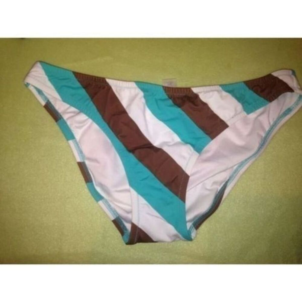 Swimming bikini bottom women's stripe size S